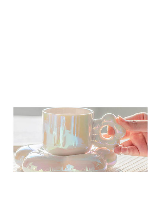 Disoza Tasse Kaffee Keramik Braun 250ml
