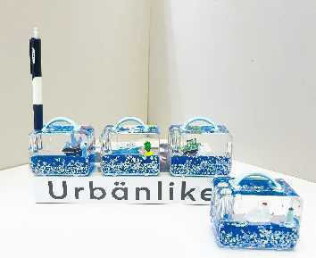 Pencil Holder in Light Blue Color 1pcs