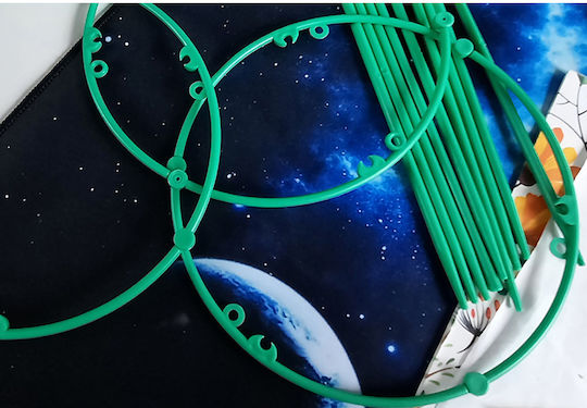 Suport pentru Flori Zola Formă Circulară Diametru 19 Cm Verde