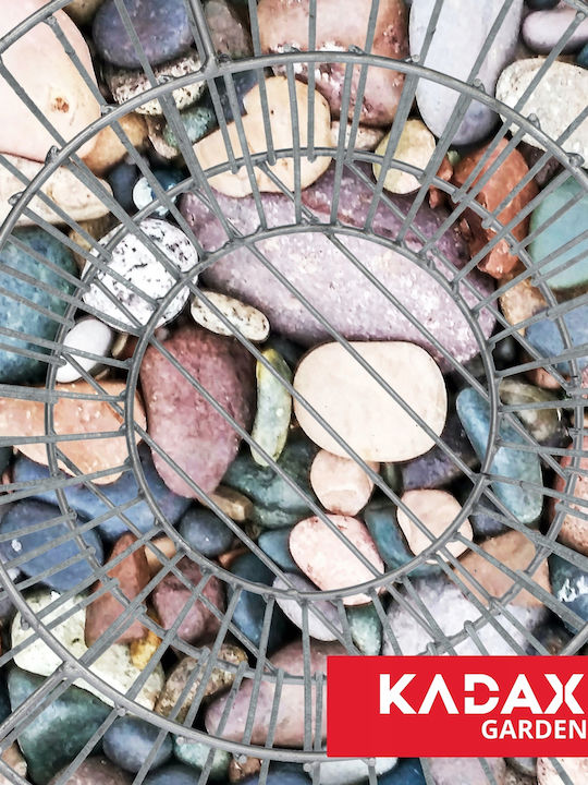 Kadax Κασπώ Μεταλλικό Ασημί 41x45εκ.