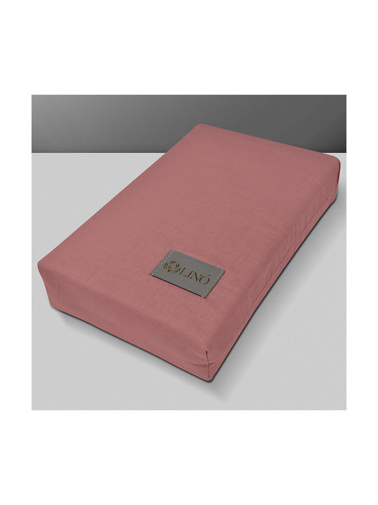 Lino Home Moderna Pillowcase with Envelope Cover Coral 50x70cm.