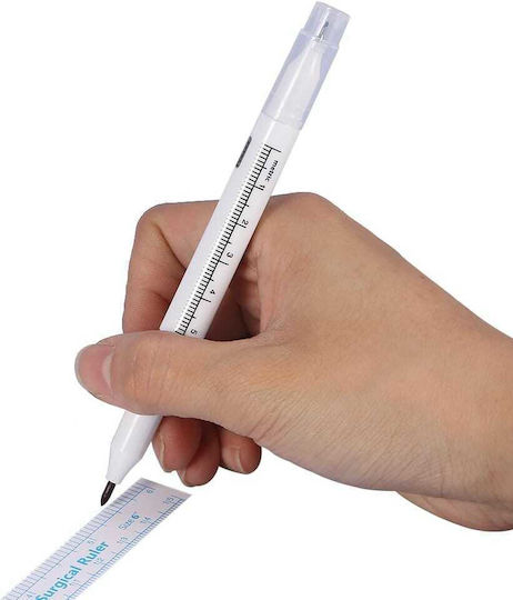 Doppelseitiger weißer Tattoo-Marker