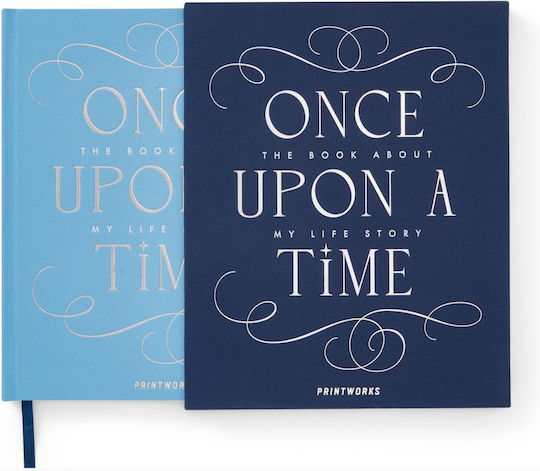 Printworks Once Upon A Time Carnet 68 Foi Albastru