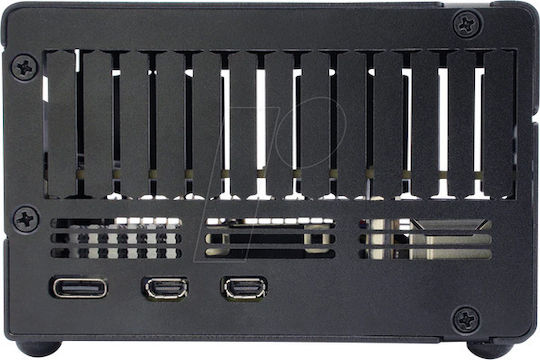 Housing Raspberry Pi 5 + Hats Heat Sink Aluminum Black