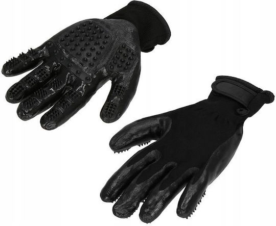 Springos Glove Dogs for Coat Grooming Black