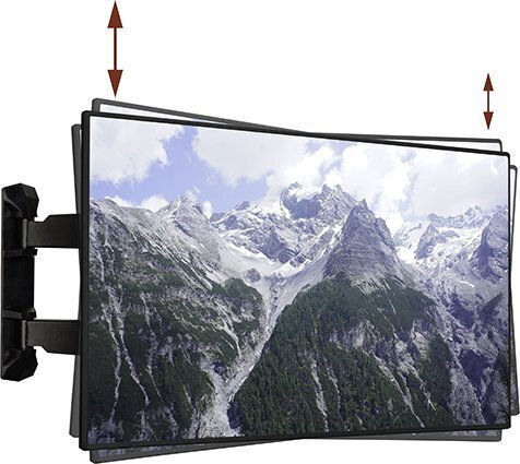 B-Tech 1407990 Настолна стойка за телевизор до 65" и 35кг Сребрист