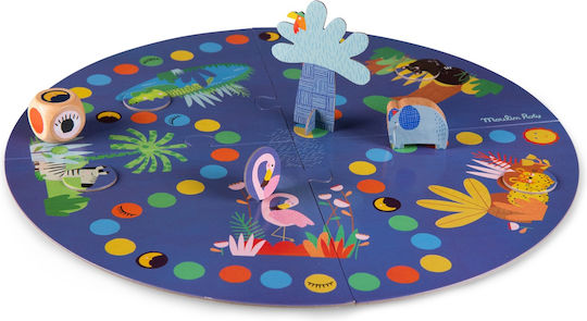 Board Game Elephant Journey for 2-4 Players 3+ Years Old (FR) Moulin Roty