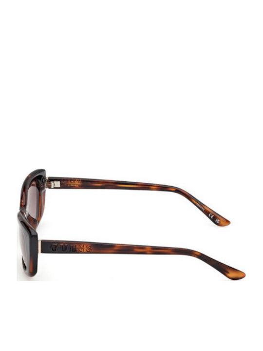 Guess Guess Women's Sunglasses with Black Tartaruga Horn-Rimmed Frame and Brown Gradient Lenses