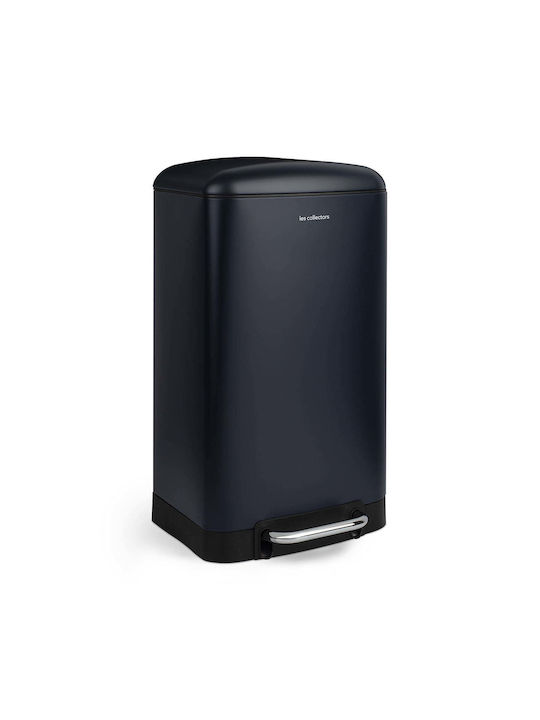 Les Collectors Waste Bin Waste made of Stainless Steel with Pedal Blue 30lt 1pcs