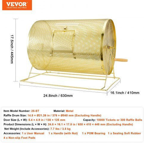 Vevor Vevor Decorative Miniature Metallic