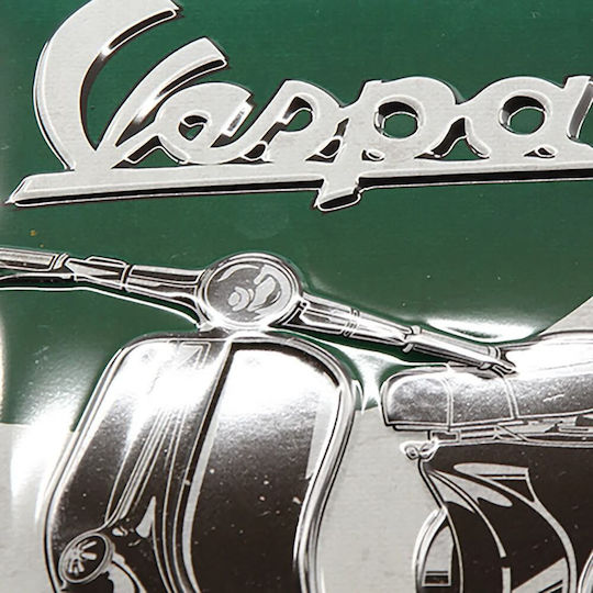 Mittleres Schild Vespa Klassik Logo