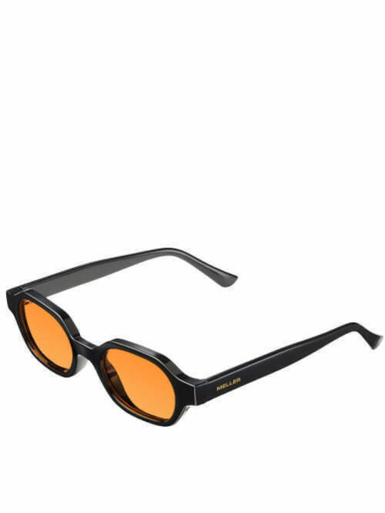 Meller Kesie Women's Sunglasses with Plastic Frame Black Orange