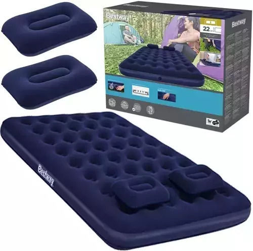 Bestway Inflatable Sleeping Mattress with Built-in Pump 203x152x22εκ.