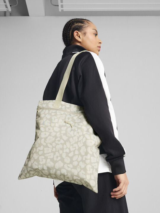 Puma Puma Pop Tote Desert Women's Tote Bag Made of Artificial Leather