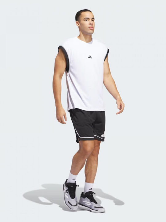 Badge Of Sport Athletic Men's Shorts Black White