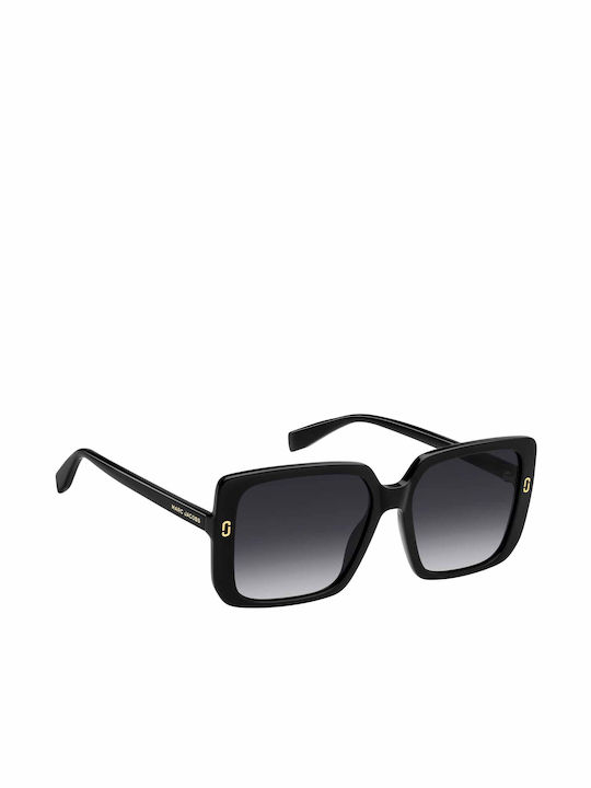 Marc Jacobs Women's Sunglasses with Black Plastic Frame and Black Gradient Lens MJ 1121/S 8079O