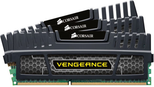 Corsair Vengeance DDR3 12GB RAM με 3x4GB Modules και Ταχύτητα 1600 για Desktop