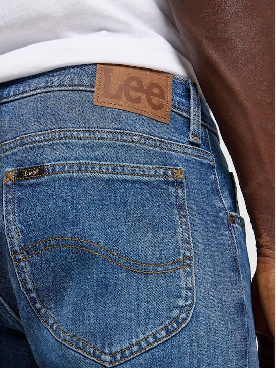 Rider Men's Jeans Pants with Slim Straight Fit Blue