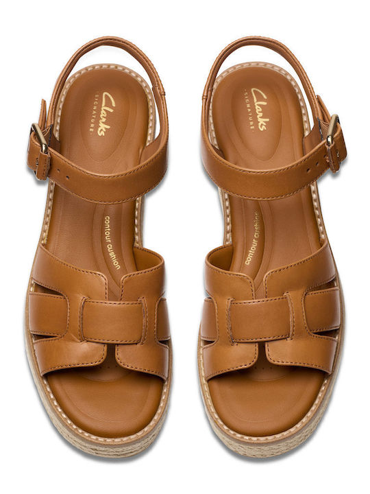 Coledale Strap Leather Sandals Brown