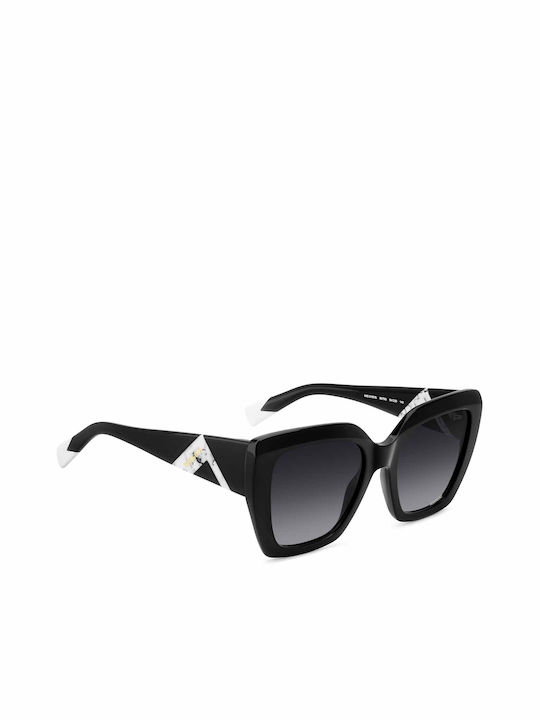 Missoni Women's Sunglasses with Black Plastic Frame and Black Gradient Lens MIS 0197/S 807/9O