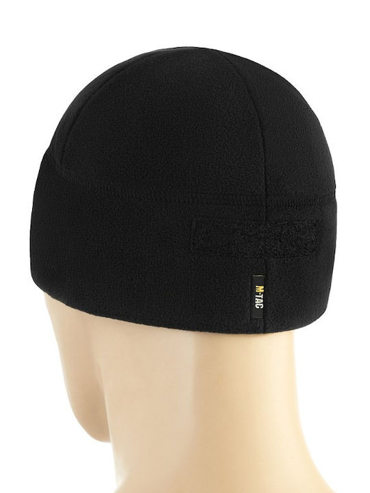 Beanie Unisex Fleece Σκούφος Πλεκτός σε Μαύρο χρώμα