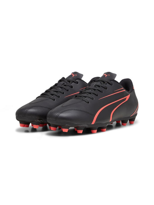 Puma Vitoria FG/AG Low Football Shoes with Cleats Black