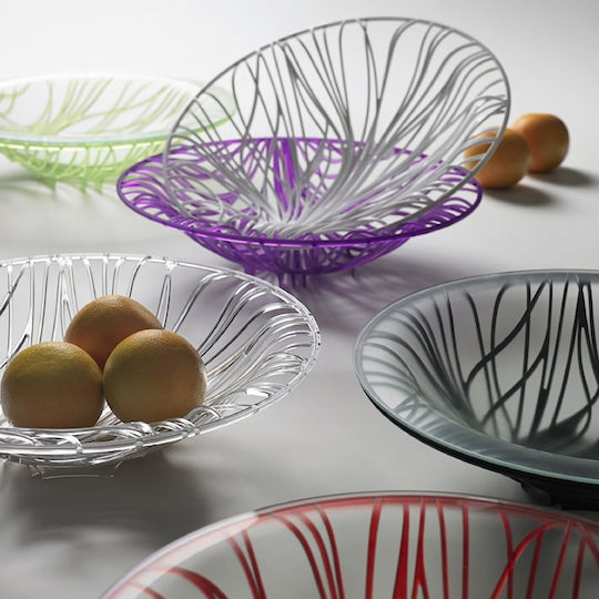 Casa Bugatti Flora Fruit Bowl Plastic Purple