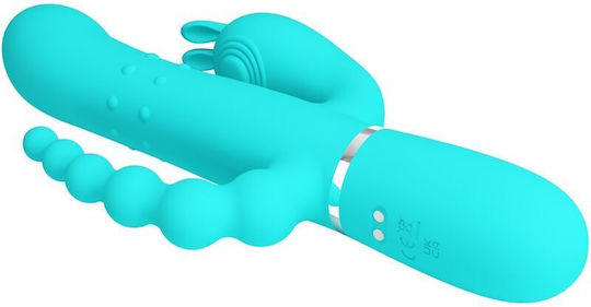 Pretty Love Cammy 4 IN 1 Vibrator Rabbit Light Blue