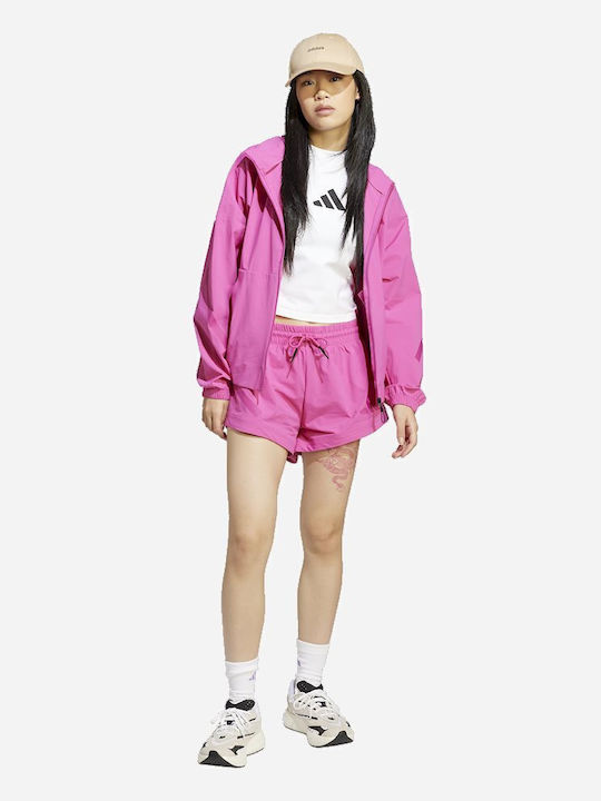 adidas Zne Woven Fullzip Track Top Women's Short Sports Jacket for