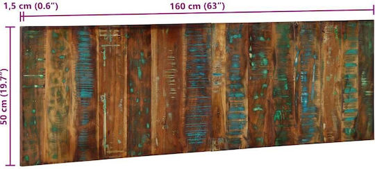 vidaXL Wooden Multicolour Bed Headboard 160x50cm