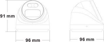 Longse CMSBHTC500FKE CCTV Κάμερα Παρακολούθησης Full HD+ 5MP Αδιάβροχη με Μικρόφωνο και Φακό 2.8mm