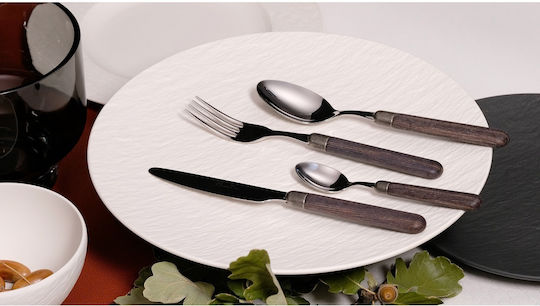 Rivadossi Sandro Cortina Set de Tacâmuri Inoxidabil Argintiu 24buc