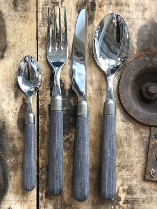 Rivadossi Sandro Cortina Cutlery Set Stainless Silver 24pcs
