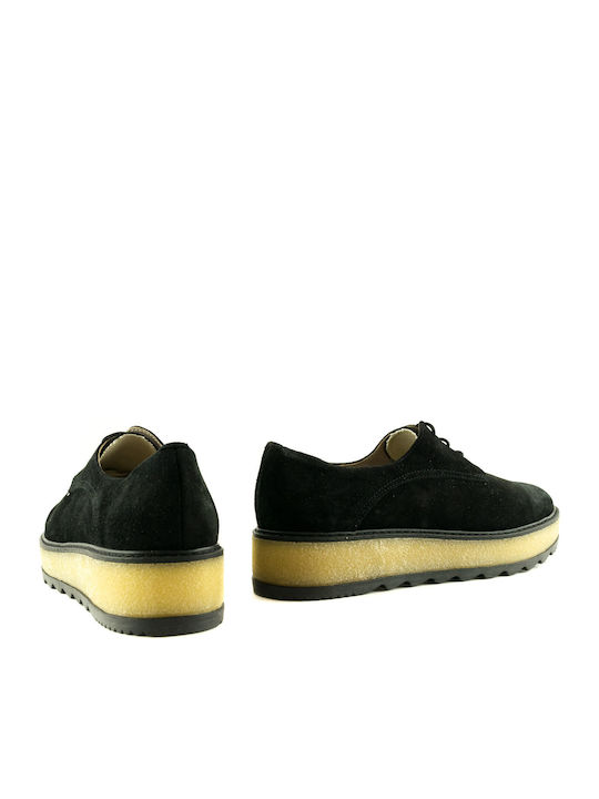 Γυναικεία Oxfords σε Μαύρο Χρώμα