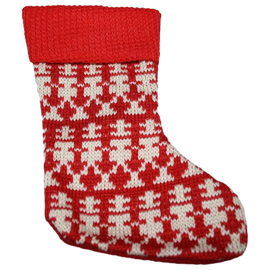 Christmas Decorative Red Socks 5pcs
