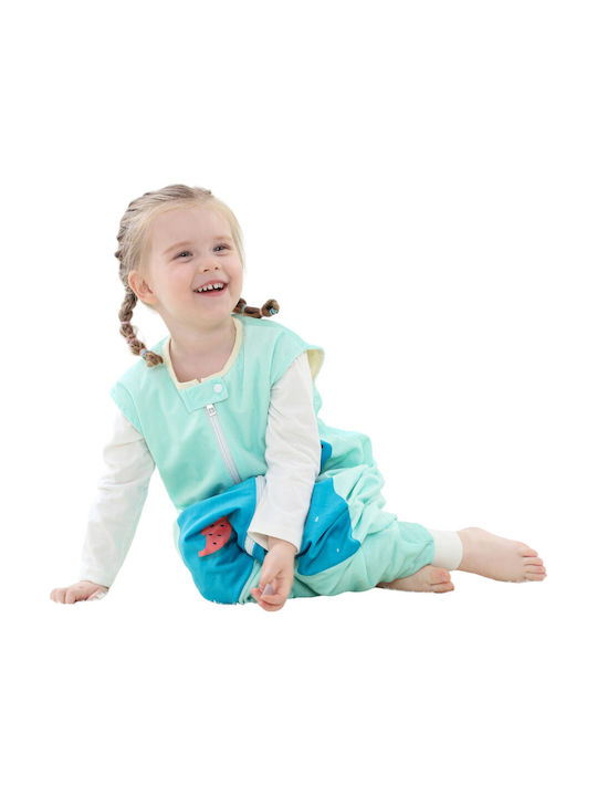 Queen Mother Iarna Sac de dormit cu picioare Light Blue