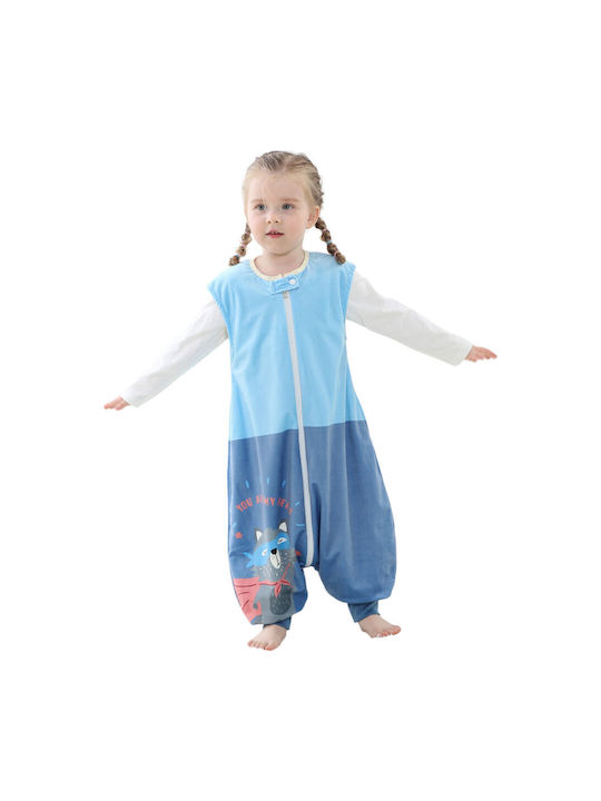 Queen Mother Winter Schlafsack mit Füßen Blau