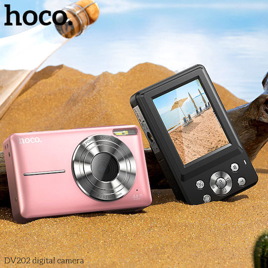 Hoco DV202 Compact Φωτογραφική Μηχανή 44MP Μαύρη