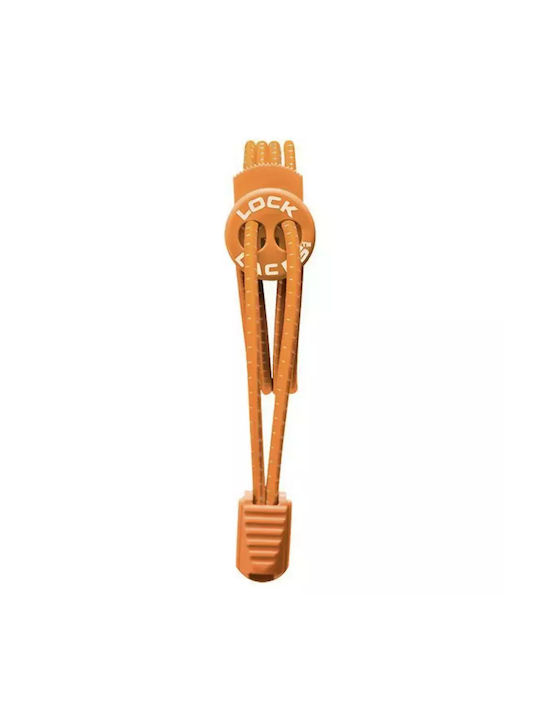 Lock Laces White Orange Onesize Πορτοκαλί Lock Laces