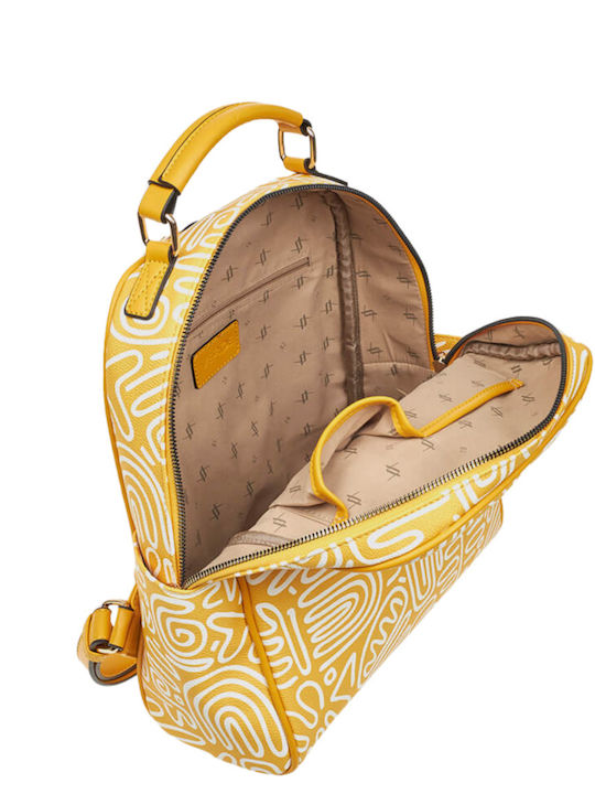Damentasche Rucksack Gelb