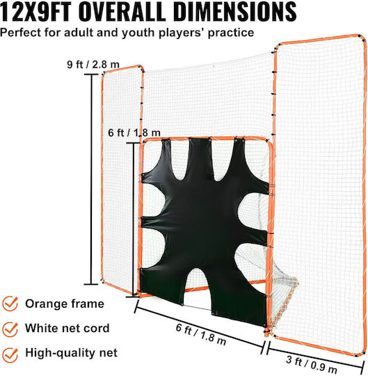 Vevor Δίχτυ Στόχων για Προπόνηση Ποδοσφαίρου 12x9cm