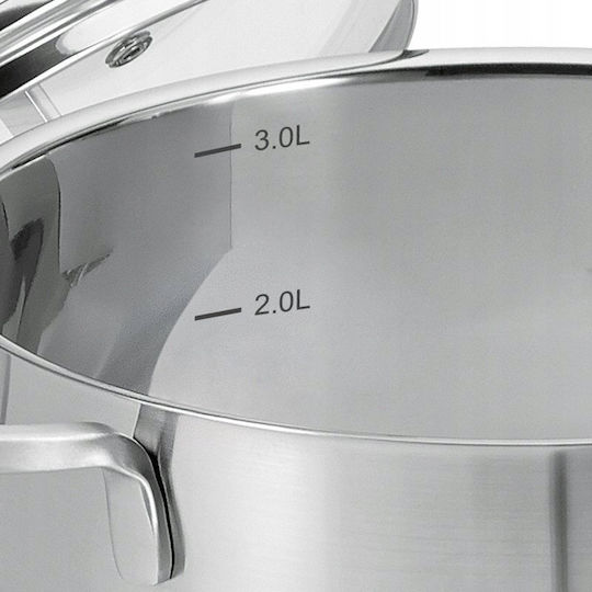 Profi Cook Stainless Steel Pots Set 5 Pieces
