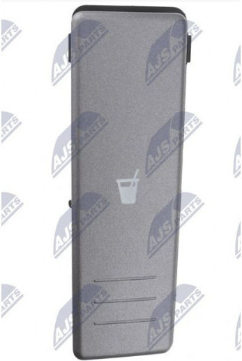 NTY Car Cup Holder 1 Slot for Console in Gray Colour