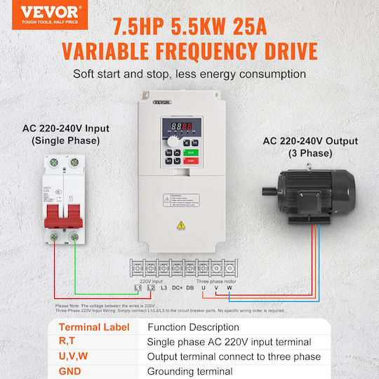 Vevor Motor Industrial Facilities BPQDQ55KW220ZHB9JV7