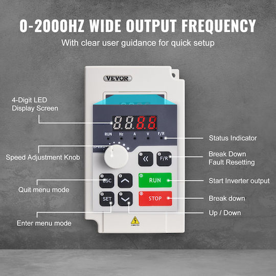 Vevor Κινητήρας Βιομηχανικών Εγκαταστάσεων BPQDQ3KW220VKM54OV7