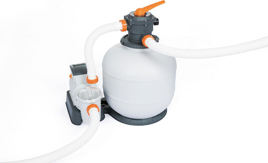 Bestway Πισίνα PVC 52.231lt με Μεταλλικό Σκελετό 956x488x132εκ. Γκρι