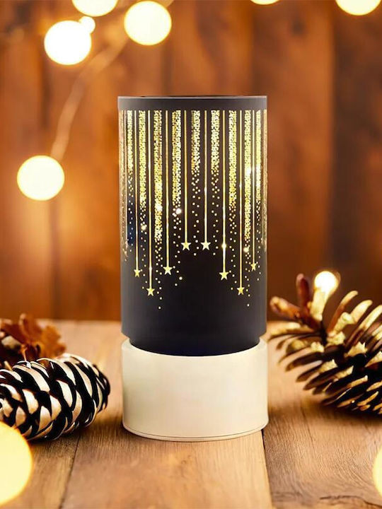 Forever Light Χριστоулгенски свещи и свещници Стъклен Lattern Черен 200x100см.