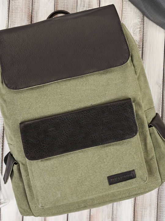 Rucsac pentru bărbați, școală, laptop A4, călătorie, lucru, vegan, Paolo Peruzzi E-22-gr Rucsac pentru bărbați, școală, laptop A4, călătorie, lucru, vegan, Paolo Peruzzi E-22-gr