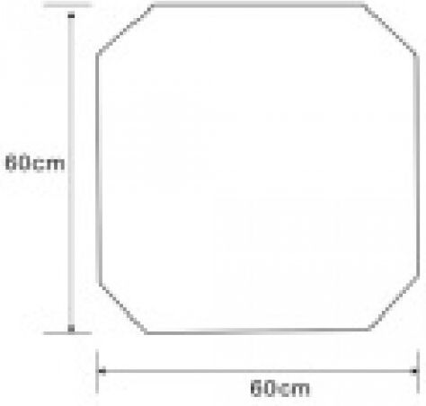 Inter Ceramic Icm B11 Spiegel Badezimmer Facettierte Befestigungswinkel