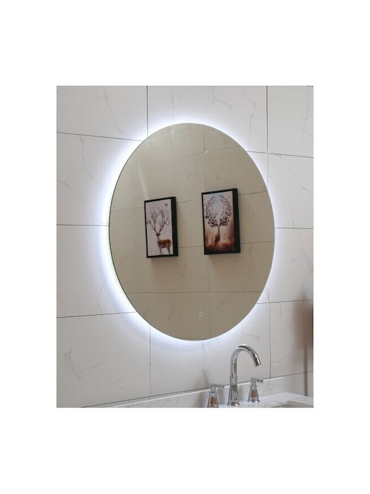 Inter Ceramic Dea Icl 1495 Mirror Bathroom Led Lighting Touch Screen Changeable Colors